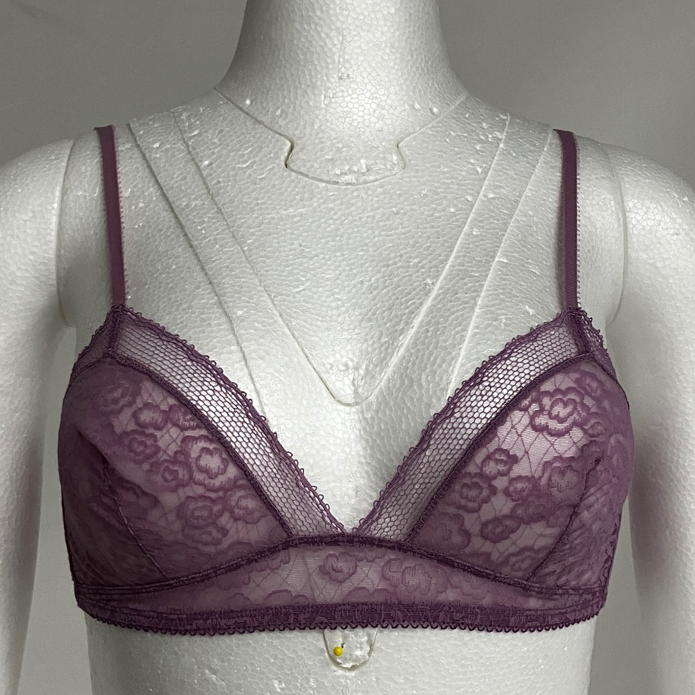 Eres Paris New Purple Lace Bra US 34B